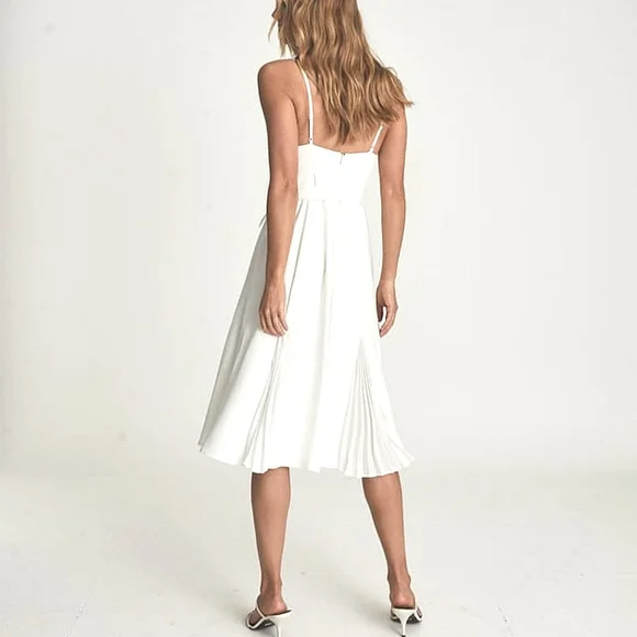 NWT REISS | Tamsyn Belted Midi Dress - Picture 3 of 5